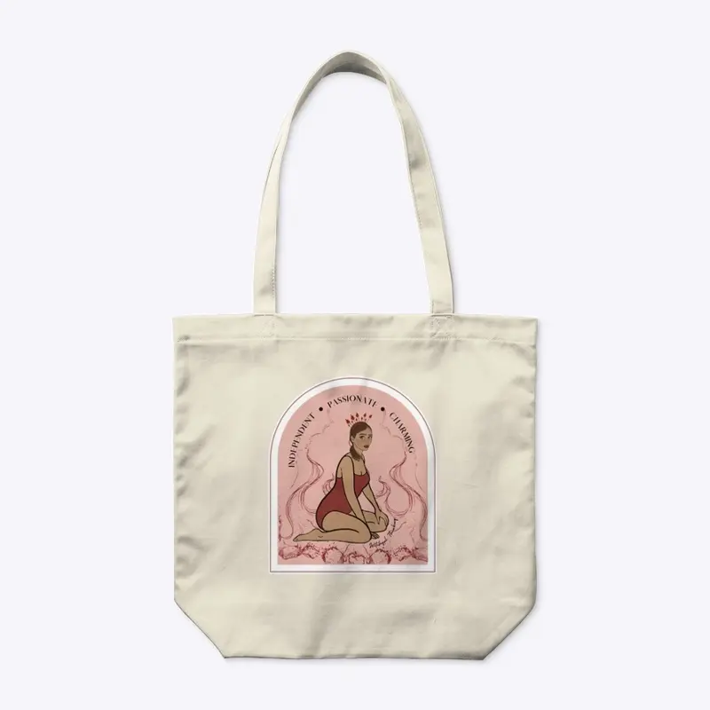 Fire Goddess Organic Tote Bag